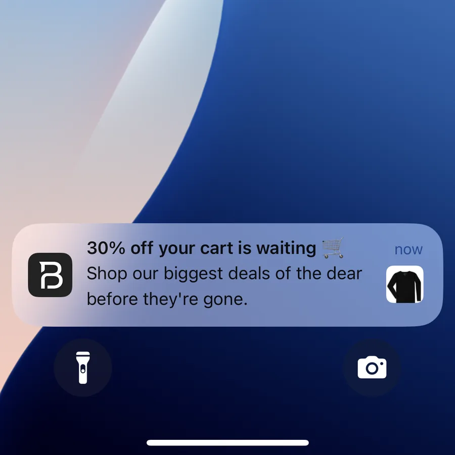 Brickell Men's Products push notification: 30% off your cart is waiting. Shop our biggest deals of the year before they're gone.