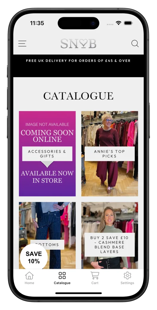 ilovesnob Boutique app preview
