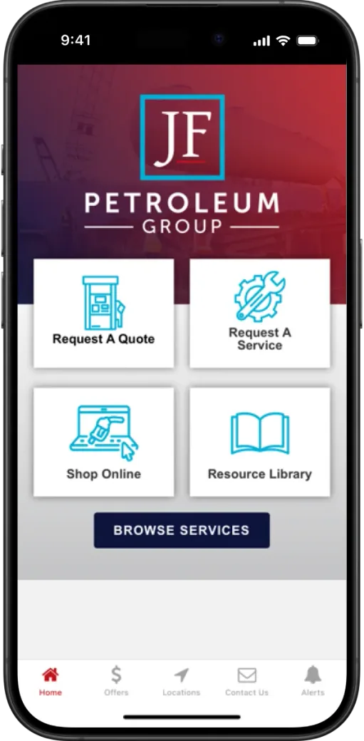 JF Petro app preview