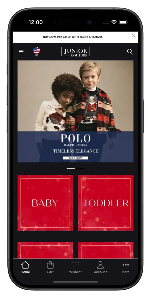 Junior Couture app preview