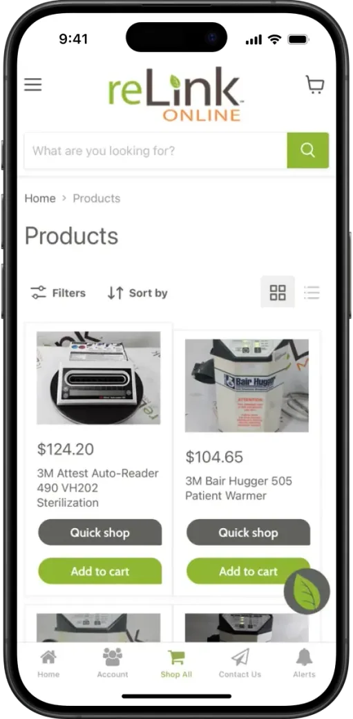 reLink Online app preview