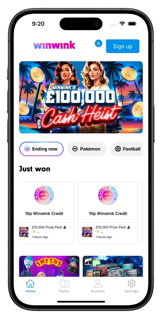 WinWink app preview