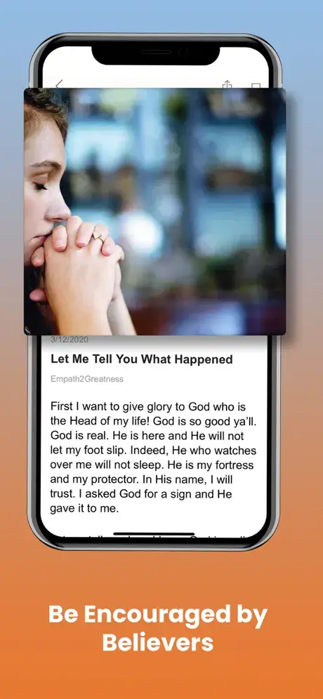 testimonyshare.com app screenshot