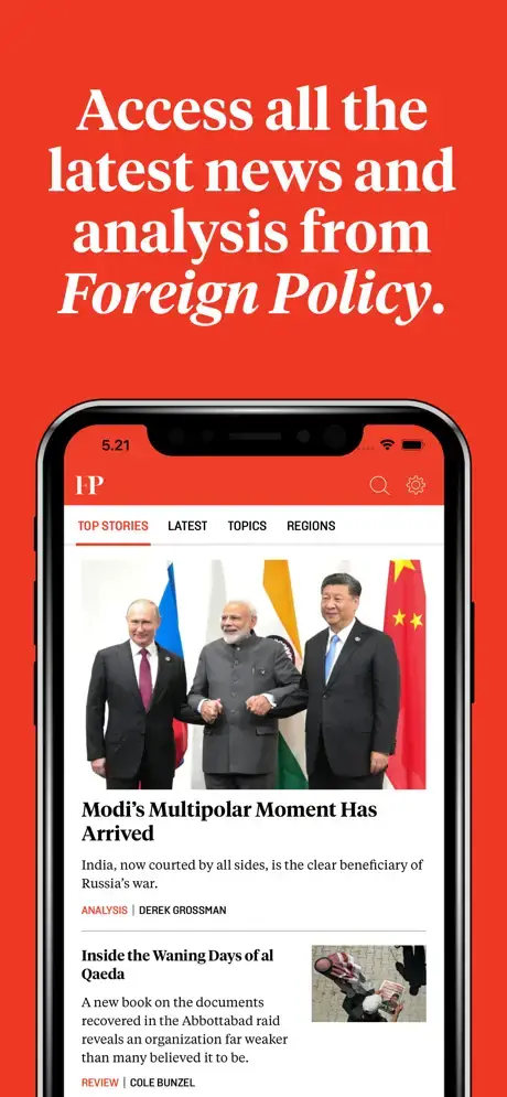 foreignpolicy.com app screenshot