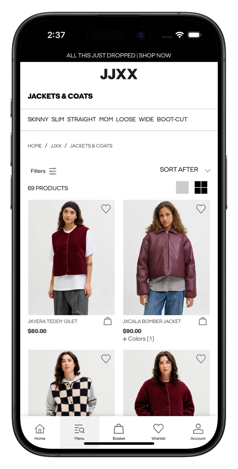 jjx-fashion app screenshot