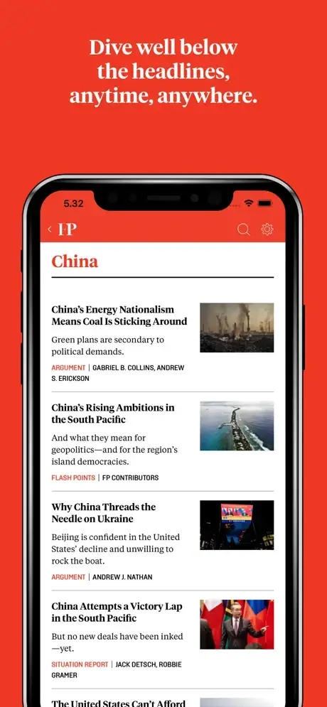 foreignpolicy.com app screenshot