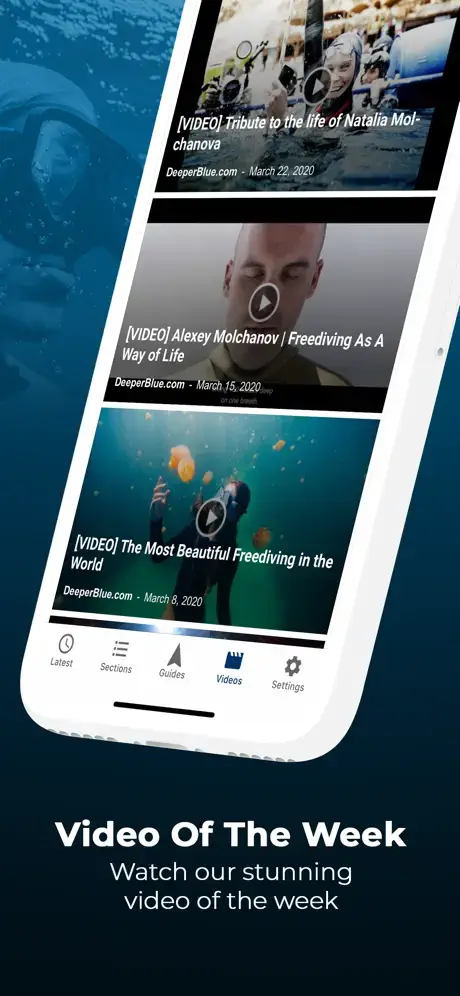 deeperblue.com app screenshot