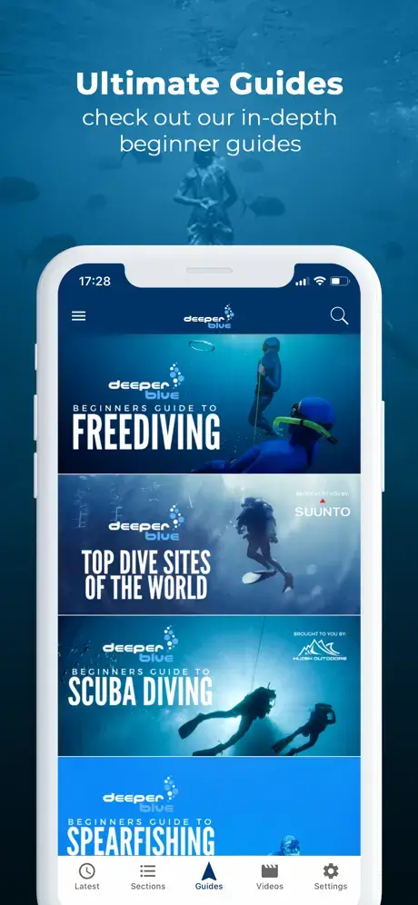 deeperblue.com app screenshot