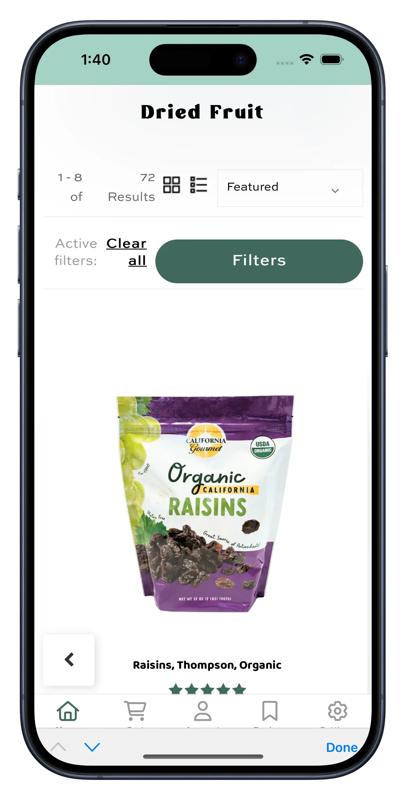 countrylifefoods.com app screenshot