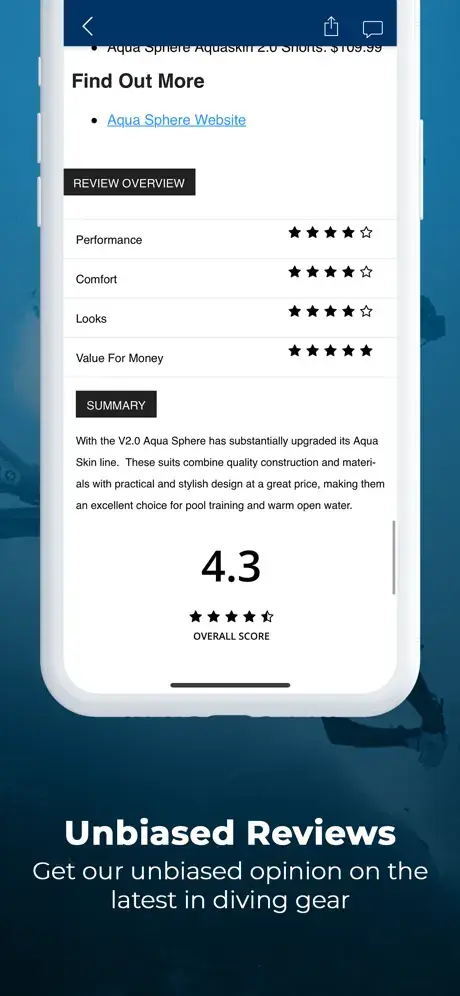 deeperblue.com app screenshot