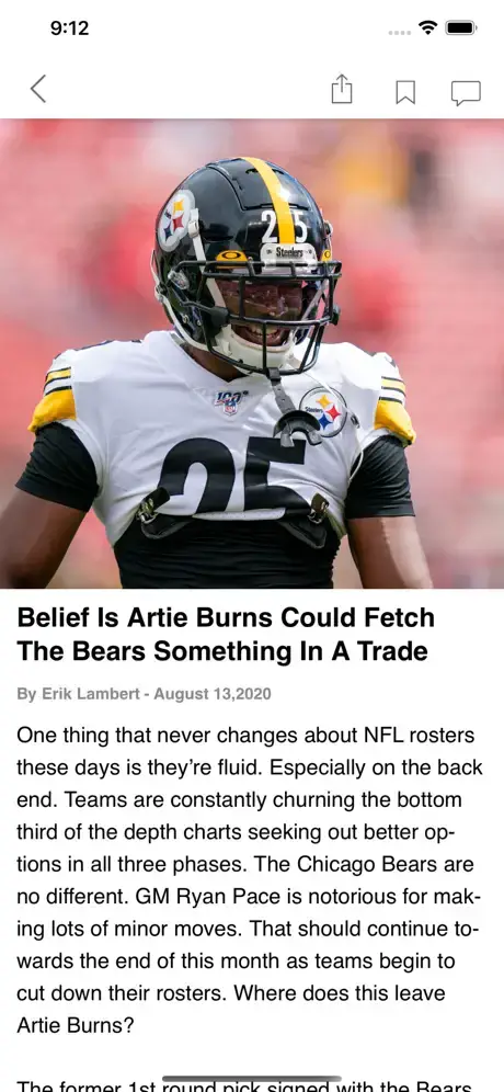 sportsmockery.com app screenshot
