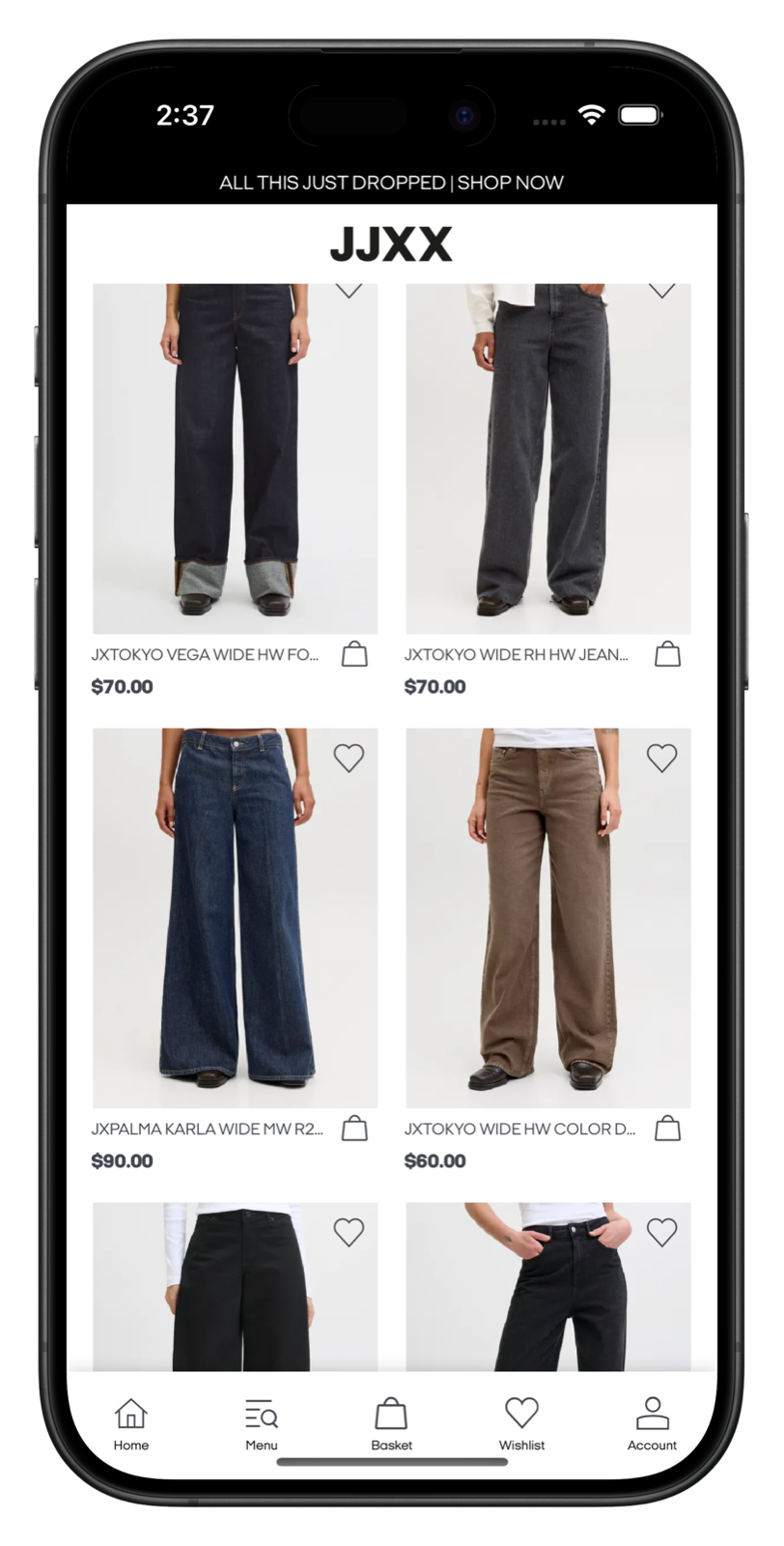 jjx-fashion app screenshot