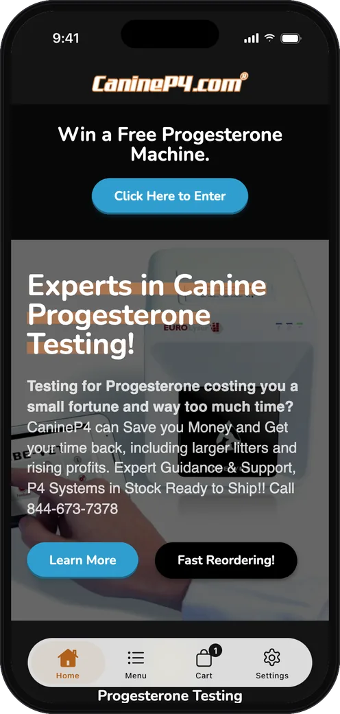 Canine P4 app preview