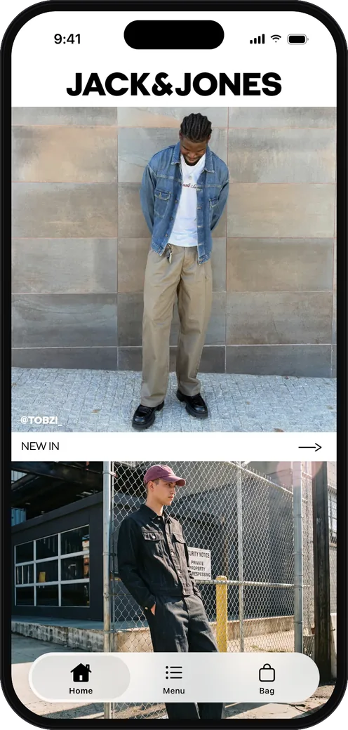 Jack & Jones mobile app
