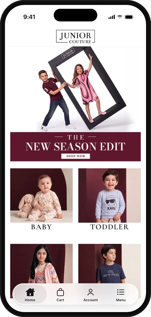 Junior Couture app preview