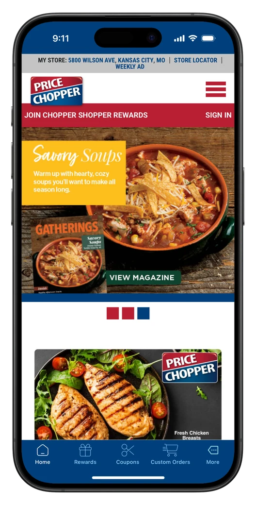 Price Chopper app preview