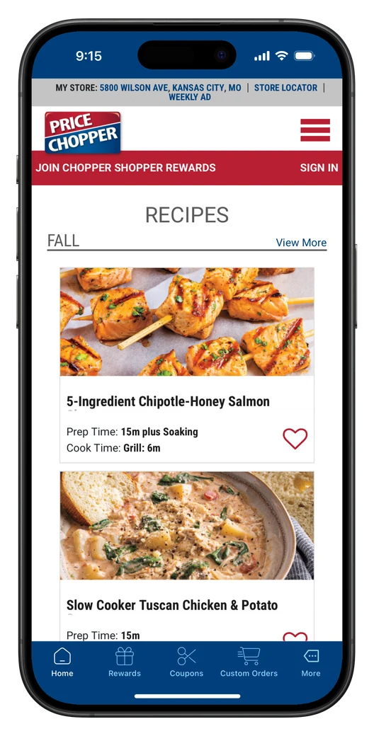 mypricechopper.com app screenshot 8