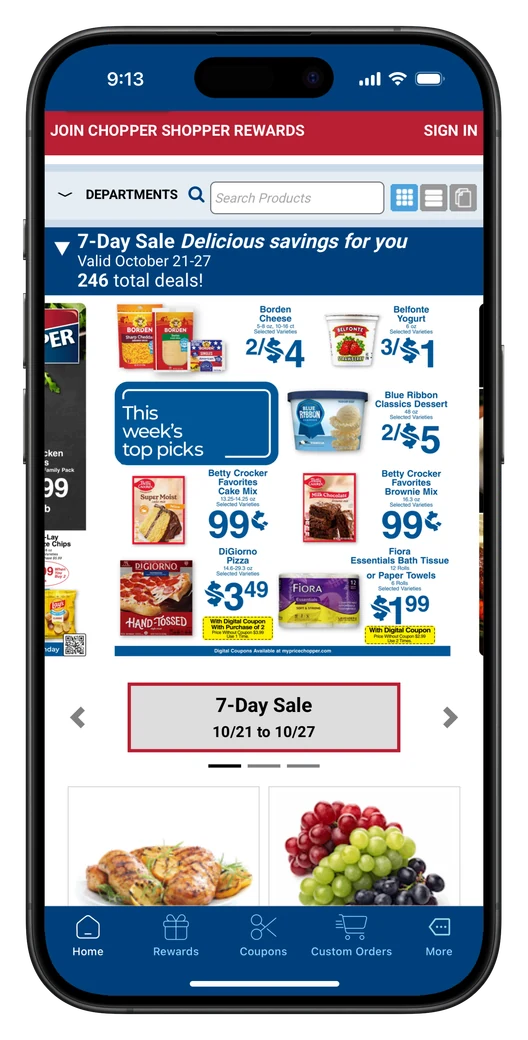 mypricechopper.com app screenshot 5