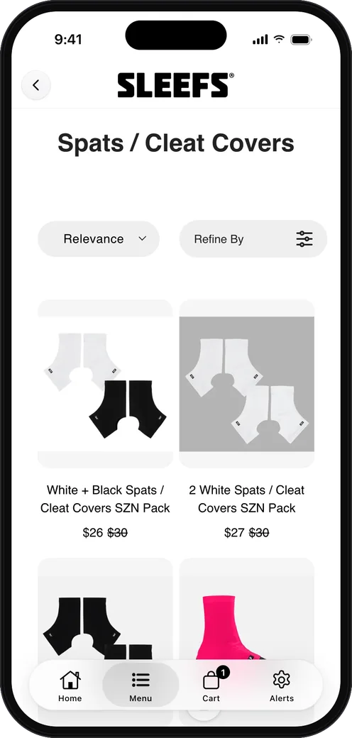 sleefs.com app screenshot 2