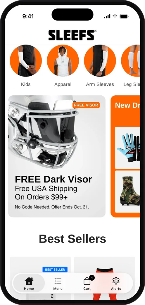 sleefs.com app screenshot 1