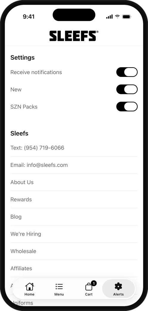 sleefs.com app screenshot 6