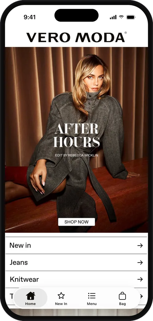 Vero Moda mobile app