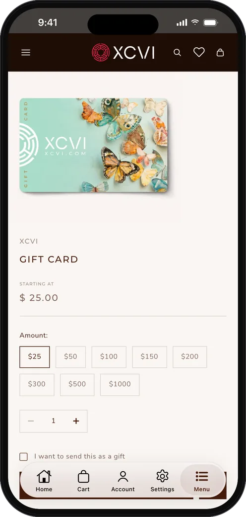 xcvi.com app screenshot 6