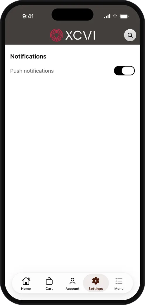 xcvi.com app screenshot 8