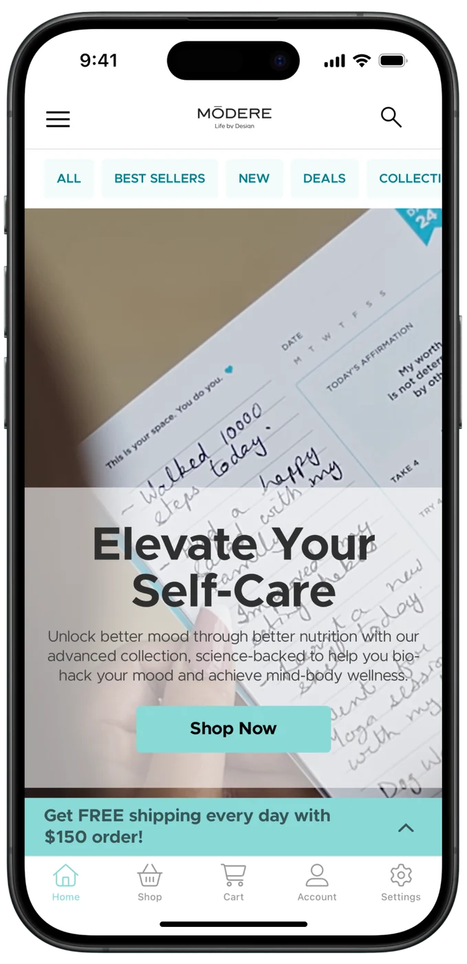 Modere mobile app